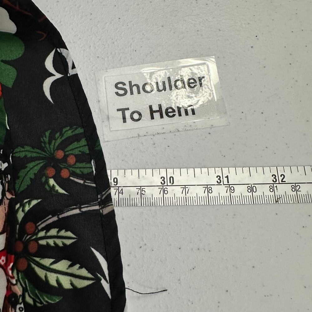 SSLR Mens Hawaiian Christmas Shirt Holiday Aloha Santa Reindeer‎ Size M Festive - Picture 8 of 9